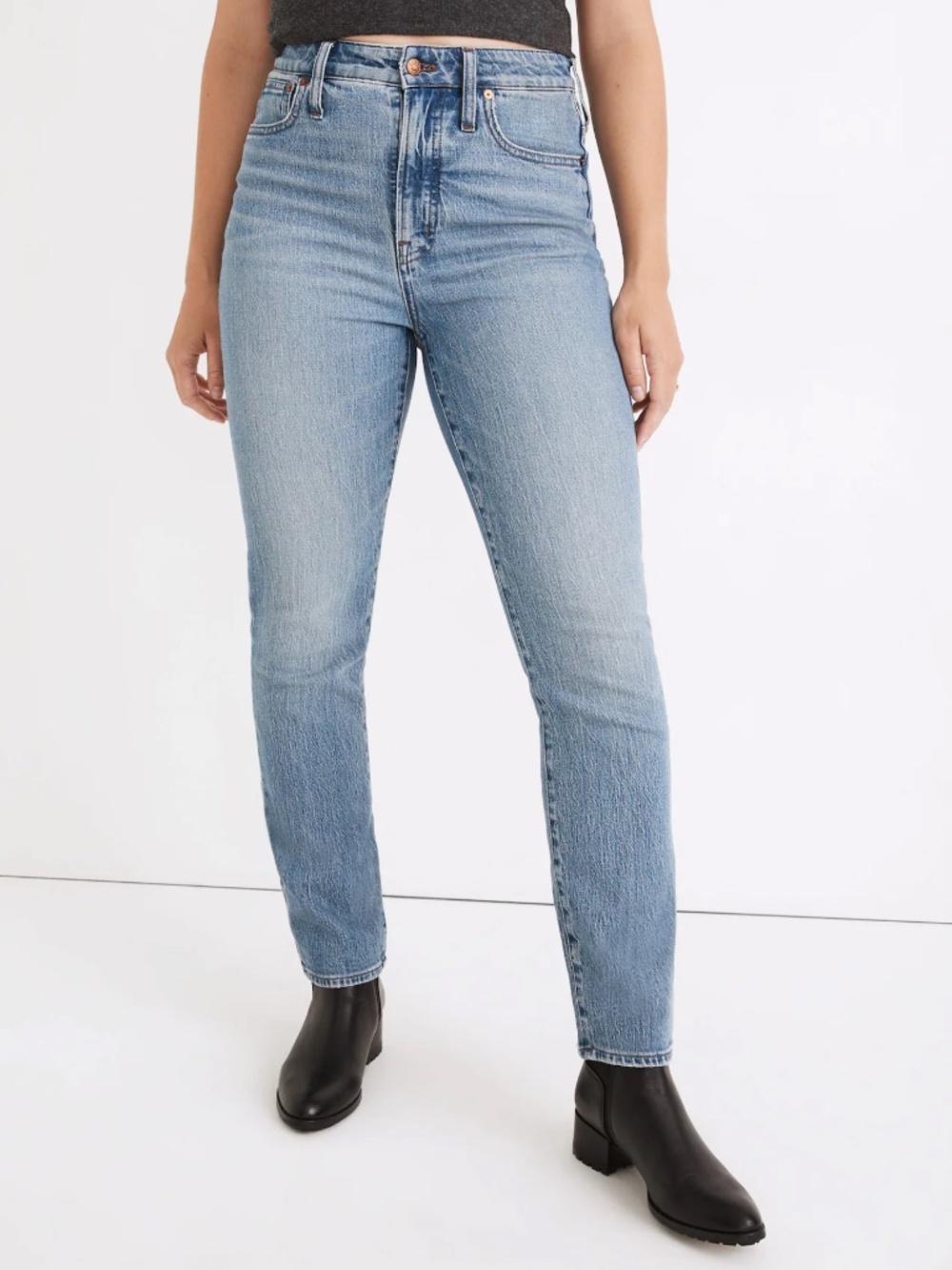 Madewell Curvy Perfect Vintage Jean in Banner Wash Banner Wash Size 28